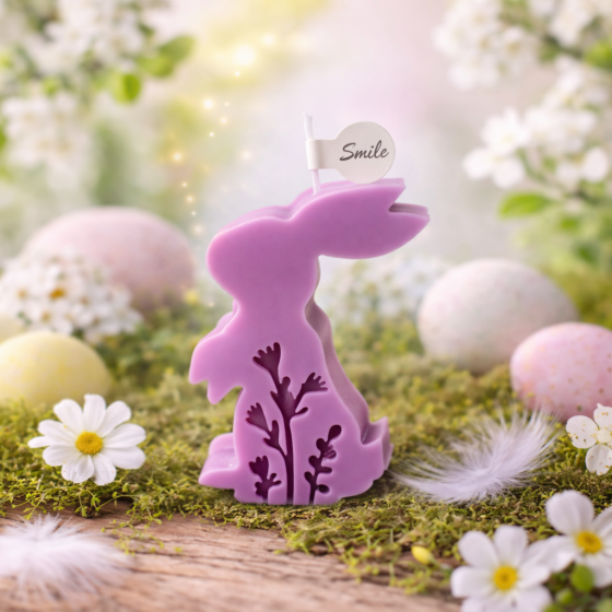 Silikonski kalup za svijeće - zeko 